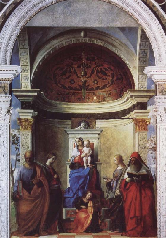 Giovanni Bellini Saint Zaccaria Altarpiece France oil painting art